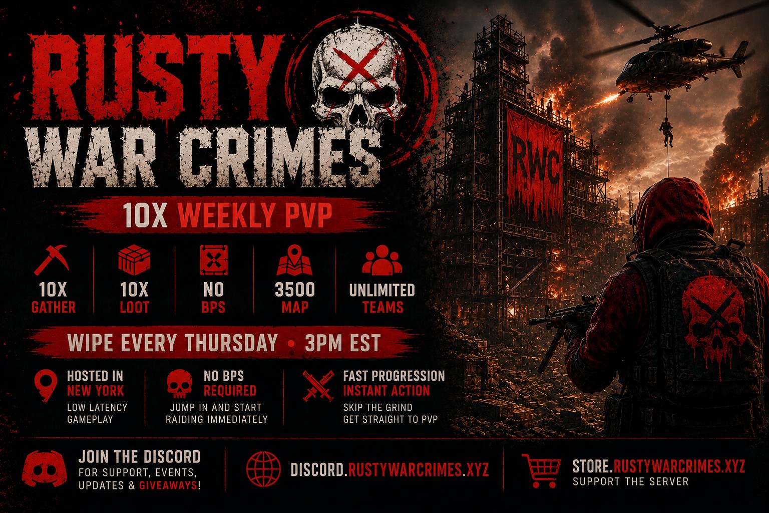 Rusty War Crimes 10x Kits|NoBps|Shop|TP|Clans| image